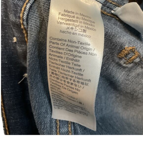 Madewell Jeans High-Rise Skinny Hayes Wash Sz 25 Stretch Cotton Poly Elastane - Picture 10 of 11